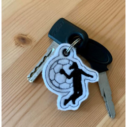 Stickdatei - ITH Anhänger Handball Frau